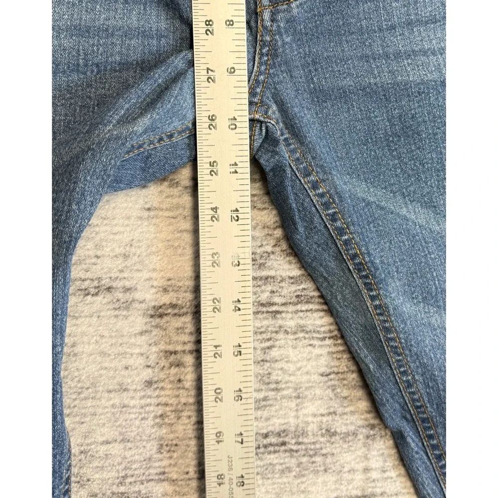 Elevani Los Angeles Mens Straight Leg Denim Jeans Blue Medium‎ Wash Size 34